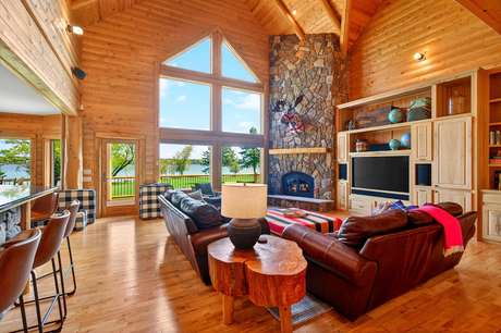 Interior living space with natural light